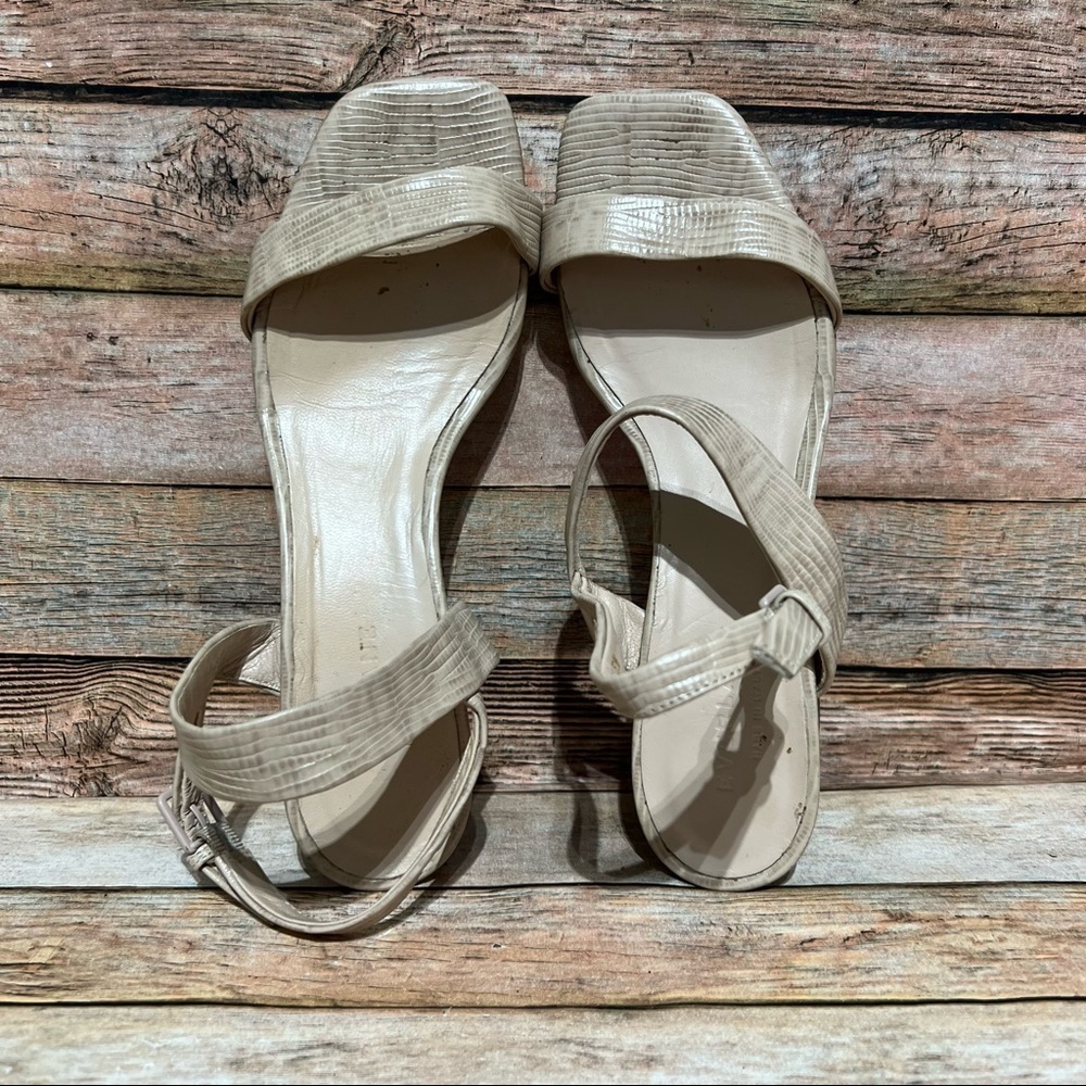 Everlane Embossed Lizzard Sandals - Picture 5 of 7